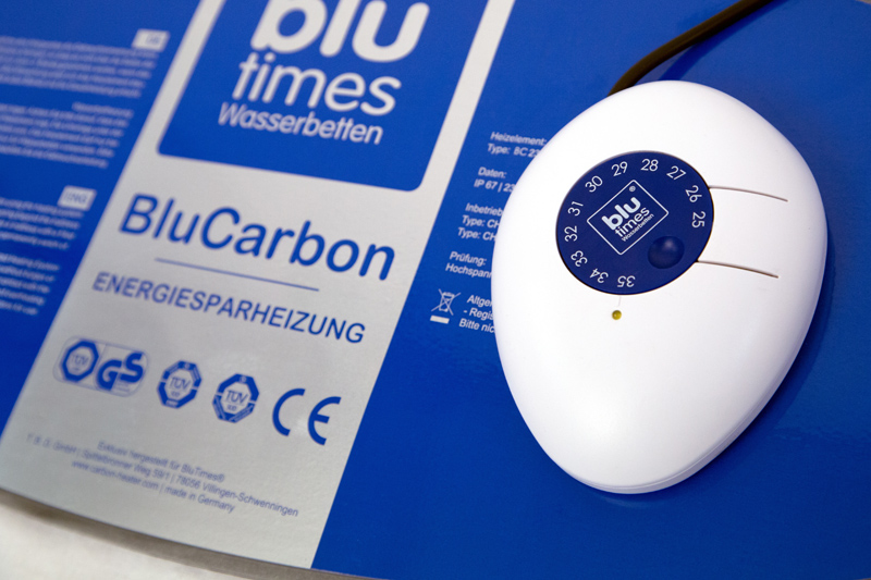 BluCarbon Wasserbett Heizung mit analoger Steuerung 200 Watt