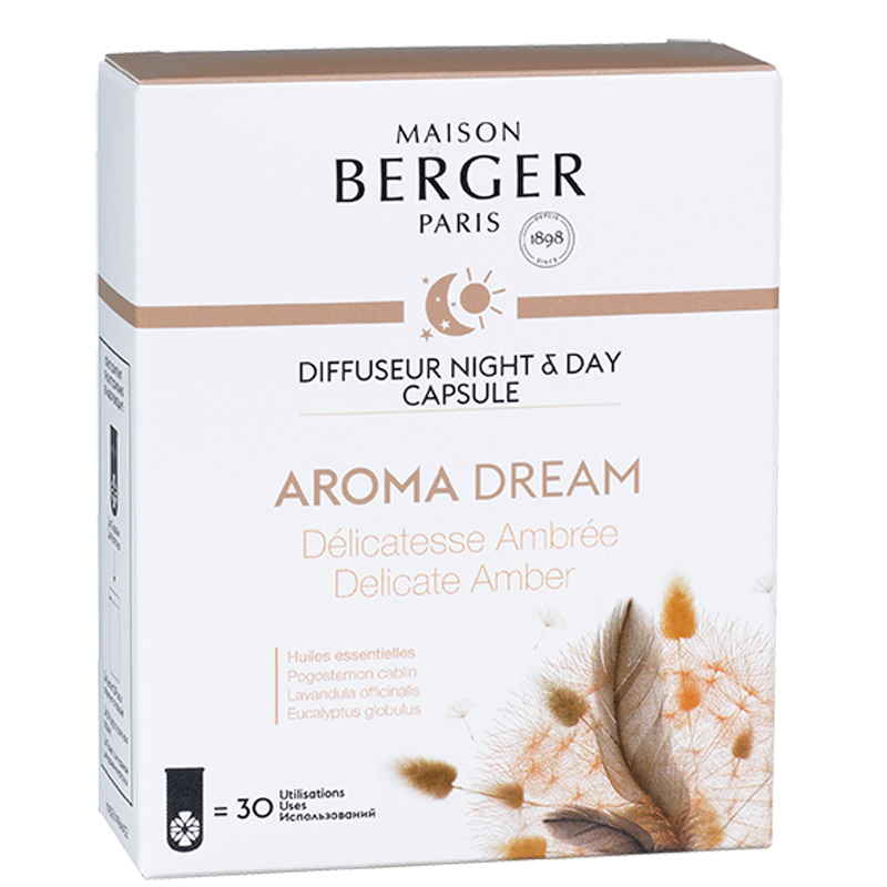 Maison Berger Night &amp; Day Diffusor / Wecker Refill Aroma Dream