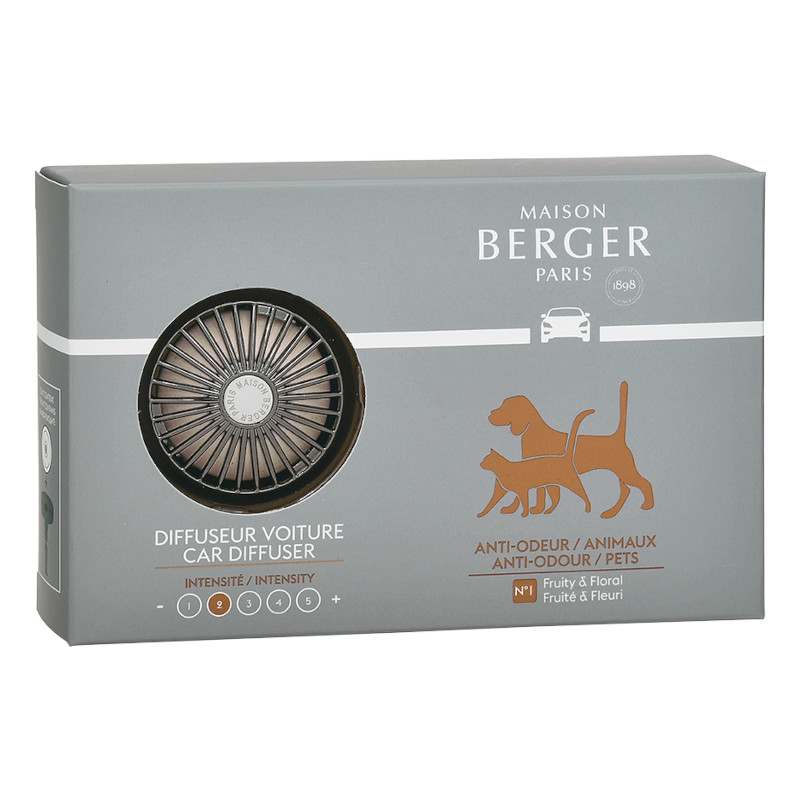 Maison Berger Auto Diffusor Set Animal bad smells