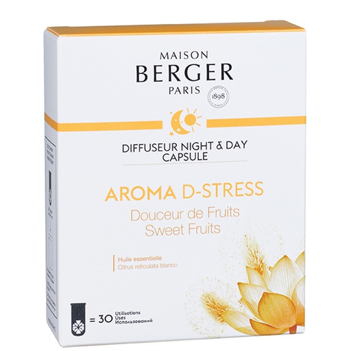 [BERG00167] Maison Berger Night &amp; Day Diffusor / Wecker Refill Aroma D-Stress