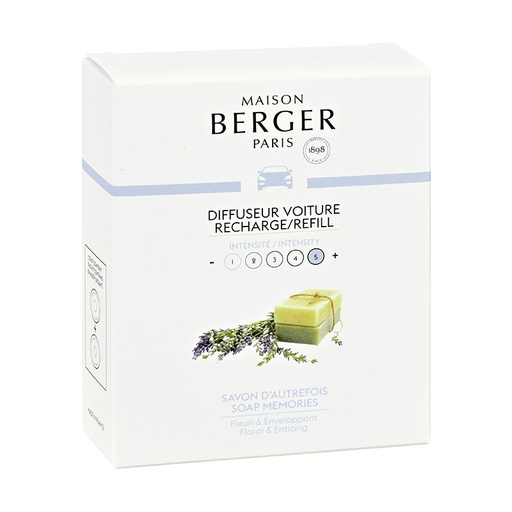 [BERG00288] Maison Berger Auto Diffusor Refill Soap Memories