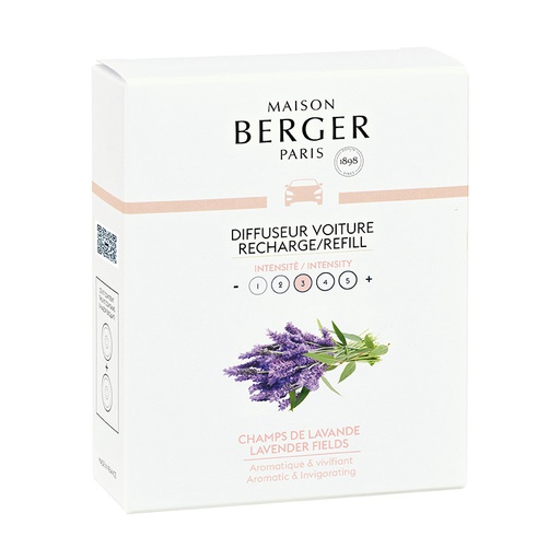 [BERG00294] Maison Berger Auto Diffusor Refill Lavender Fields