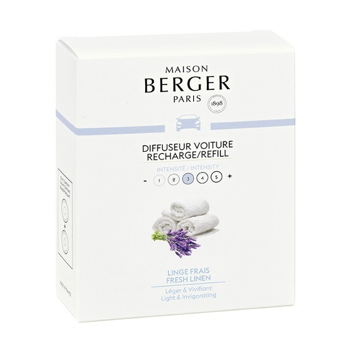 [BERG00297] Maison Berger Auto Diffusor Refill Fresh Linen