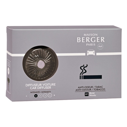 [BERG00309] Maison Berger Auto Diffusor Set Tobacco bad smells