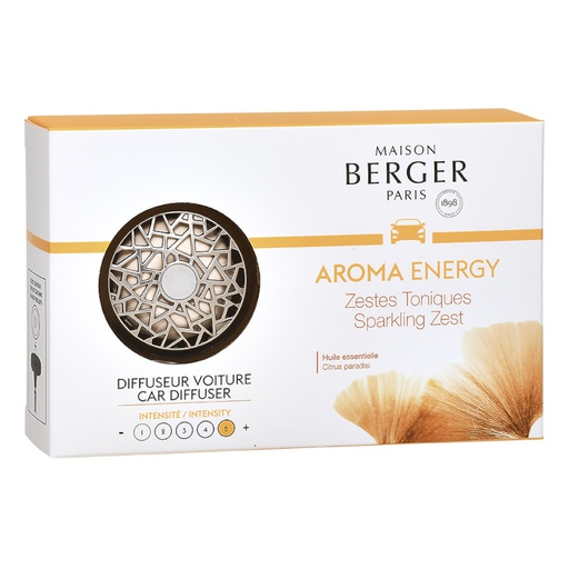 [BERG00311] Maison Berger Auto Diffusor Set Aroma Energy